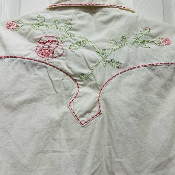 Wrangler Cream Cotton Shirt - Picture 7 of 9